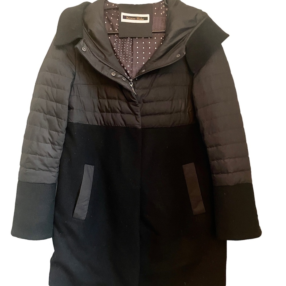 Kristen Blake Black Wool Winter Coat - Picture 1 of 6